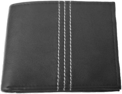 

DIME Men Black Artificial Leather Wallet(3 Card Slots)