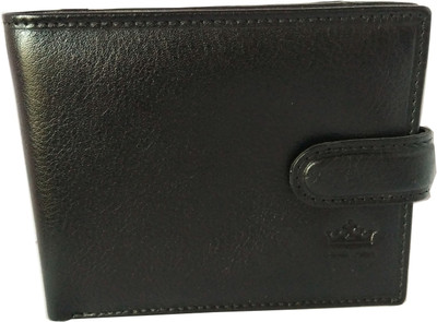 

REZA PELLIS Men Black Genuine Leather Wallet(5 Card Slots)