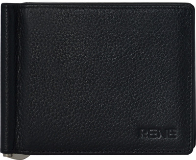 

Rene Men Black Genuine Leather Wallet(6 Card Slots)