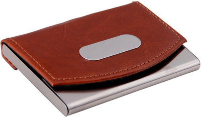 

U. R. GOD Leather Business / Visiting / ATM 20 Card Holder(Set of 1, Brown)