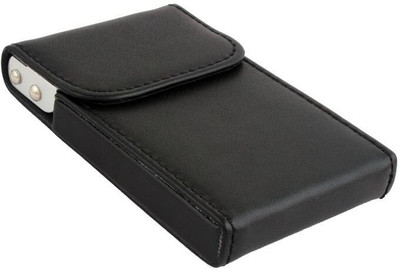 

U. R. GOD Men Black Artificial Leather Card Holder(1 Card Slot)