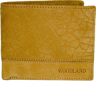 

Woodland Men Beige Genuine Leather Wallet(4 Card Slots), Camel