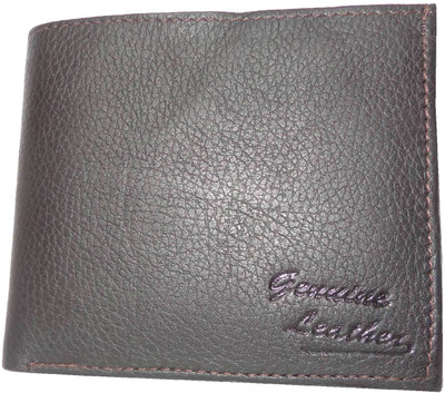 

Good Life Stuff Men Brown Genuine Leather Wallet(3 Card Slots), Dark brown