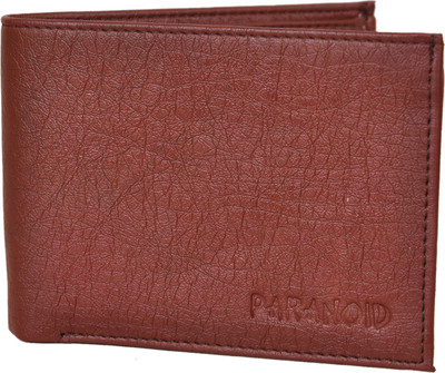 

Paranoid Men Brown Artificial Leather Wallet(7 Card Slots)