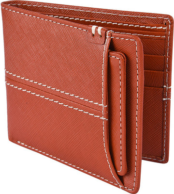 

Death by Color Men Tan Genuine Leather Wallet(6 Card Slots)