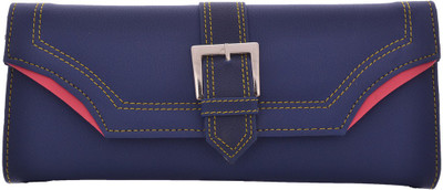 

Cuddle Girls Casual, Formal, Travel, Trendy Multicolor Fabric Wallet(4 Card Slots), Blue