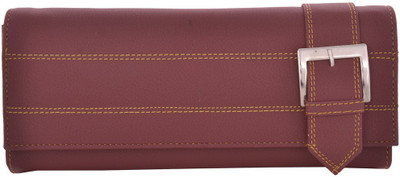 

Cuddle Girls Casual, Formal, Travel, Trendy Multicolor Fabric Wallet(4 Card Slots), Maroon