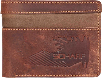 

Scharf Men Multicolor Genuine Leather Wallet(9 Card Slots), Brown-44