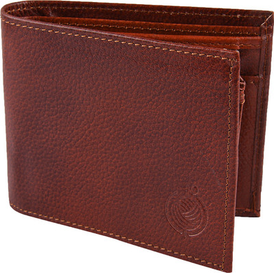 

Taksh Men Tan Genuine Leather Wallet(6 Card Slots)
