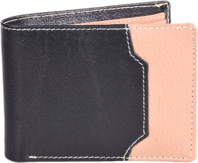 

Reandro Men Black Genuine Leather Wallet(6 Card Slots)