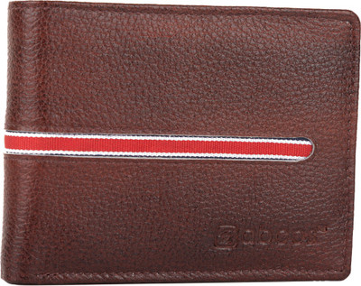 

Abcos Men Brown Genuine Leather Wallet(8 Card Slots), W0065-brown