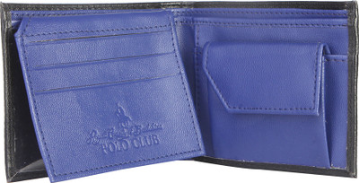 

Royal County Of Berkshire Polo Club Men Black Artificial Leather Wallet(4 Card Slots), Black-02