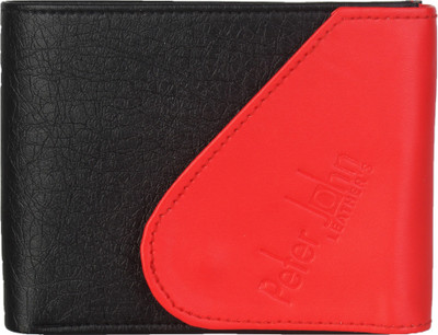 

Peter John Leather's Men Red Artificial Leather Wallet(3 Card Slots)