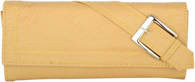 

Cuddle Women Beige Fabric Wallet(4 Card Slots)