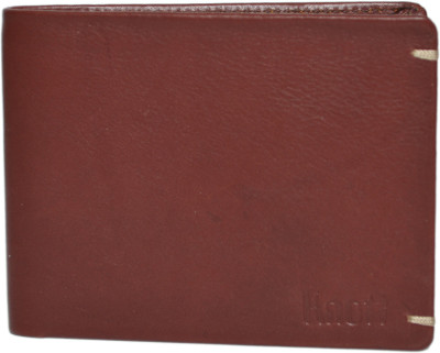 

Knott Men Brown Genuine Leather Wallet(5 Card Slots), Brown-11