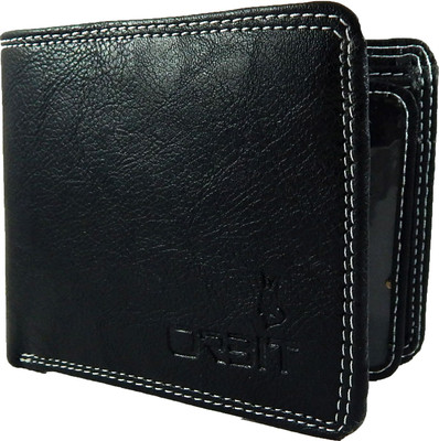 

Orbit Men Black Genuine Leather Wallet(5 Card Slots)