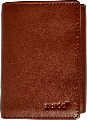 

AurDo Men Brown Genuine Leather Wallet(9 Card Slots)