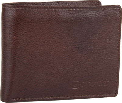 

Abcos Men Brown Genuine Leather Wallet(7 Card Slots), W0082-brown