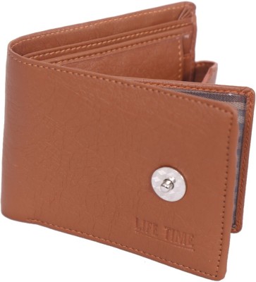 

Lifetime Men Tan Artificial Leather Wallet(5 Card Slots)