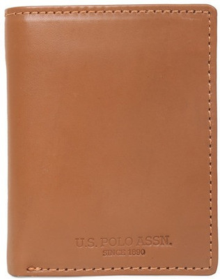 

U.S. Polo Assn Men Brown Genuine Leather Wallet(7 Card Slots)