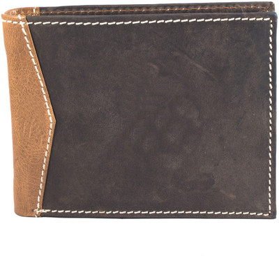 

Zeebros Men Brown Genuine Leather Wallet(3 Card Slots)
