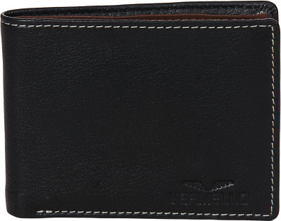 

Vermello Men Black Artificial Leather Wallet(3 Card Slots)