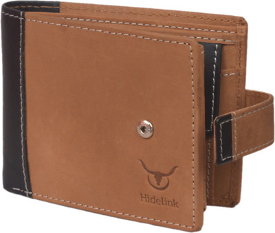 

Hidelink Men Casual Brown, Black Genuine Leather Wallet(9 Card Slots)