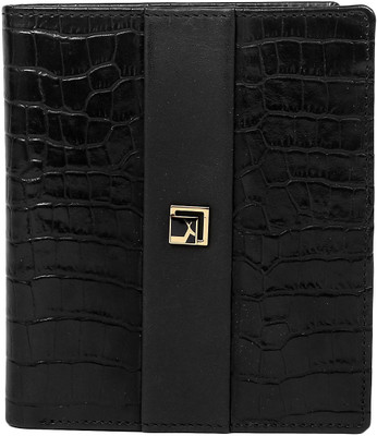 

Da Milano Men Black Genuine Leather Wallet(10 Card Slots)