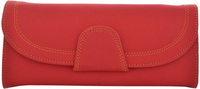 

Cuddle Girls Casual, Formal, Travel, Trendy Multicolor Fabric Wallet(4 Card Slots), Red