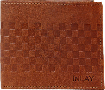 

INLAY Boys Brown Genuine Leather Wallet(8 Card Slots)