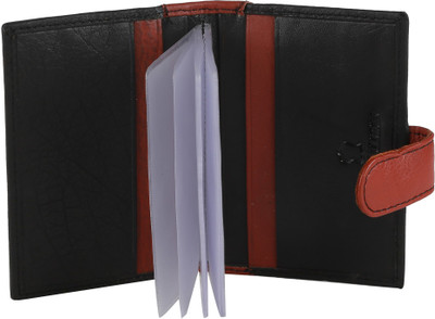 

WildHorn Men Black Genuine Leather Card Holder(20 Card Slots)