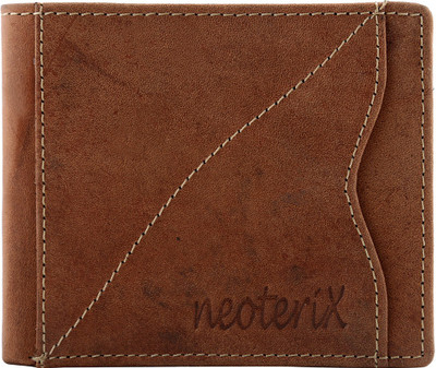

Neoterix Men Brown Genuine Leather Wallet(6 Card Slots)