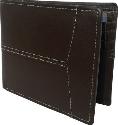 

NUKAICHAU Boys Brown Genuine Leather Wallet(8 Card Slots), Brn 8
