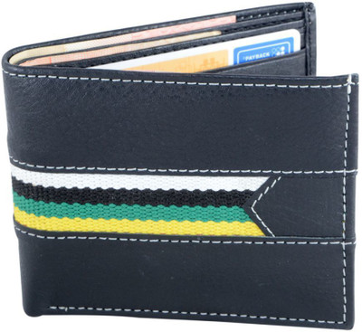 

Holboro Men Black Genuine Leather Wallet(9 Card Slots)