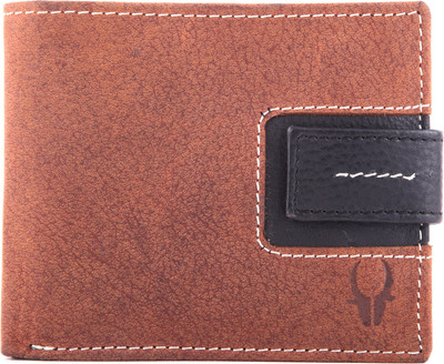 

WildHorn Men Brown Genuine Leather Wallet(4 Card Slots)