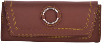 

Cuddle Girls Casual, Formal, Travel, Trendy Brown Fabric Wallet(4 Card Slots)