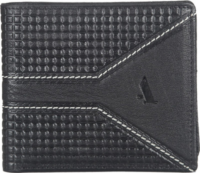 

Adamis Men Black Genuine Leather Wallet(4 Card Slots)