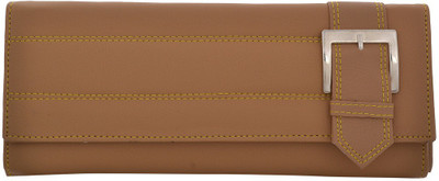 

Cuddle Girls Casual, Formal, Travel, Trendy Multicolor Fabric Wallet(4 Card Slots), Beige