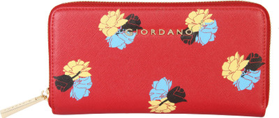 

Giordano Women Casual Red Genuine Leather Wallet(4 Card Slots)
