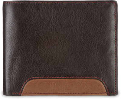 

Teakwood Men Black Genuine Leather Wallet(8 Card Slots)