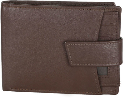 

Creative India Exports Men Brown Genuine Leather Wallet(6 Card Slots), Dark brown