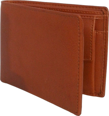 

NUKAICHAU Men Tan Artificial Leather Wallet(3 Card Slots), Tan 3