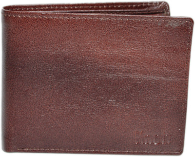 

Knott Men Brown Genuine Leather Wallet(7 Card Slots), Brown-04