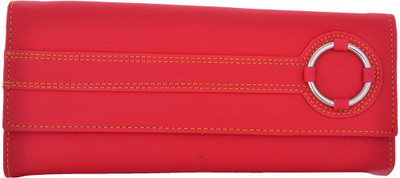 

Cuddle Girls Casual, Formal, Travel, Trendy Multicolor Fabric Wallet(4 Card Slots), Red