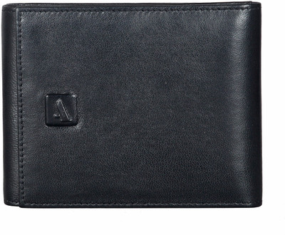 

Adamis Men Black Genuine Leather Wallet(9 Card Slots)