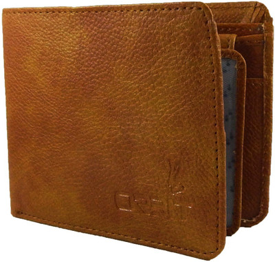 

Orbit Men Khaki Genuine Leather Wallet(5 Card Slots)