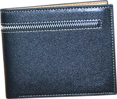 

Death by Color Men Blue Artificial Leather Wallet(6 Card Slots)