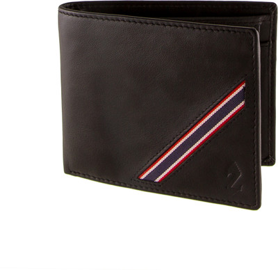 

Zebru Men Black Genuine Leather Wallet(6 Card Slots)