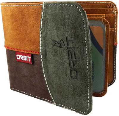 

Orbit Men Tan Genuine Leather Wallet(5 Card Slots)