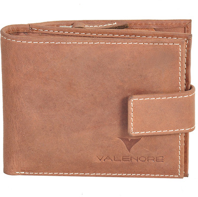 

VALENORE Men Brown Genuine Leather Wallet(3 Card Slots)